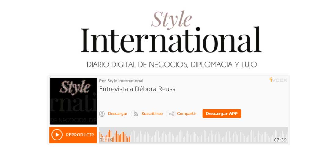 Entrevista en Style International